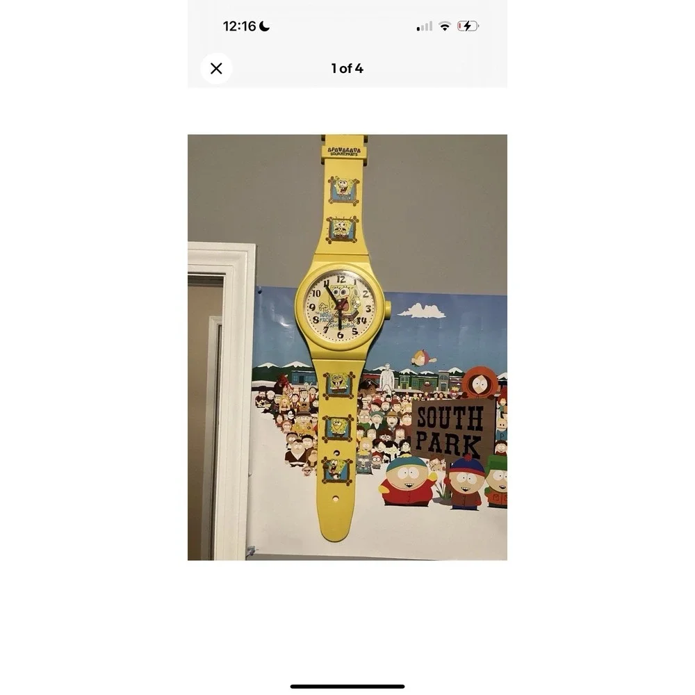 Nickelodeon Spongebob Squarepants Watch Wall Clock limited vintage 2004